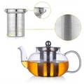 heat resistant glass teapot - strainer