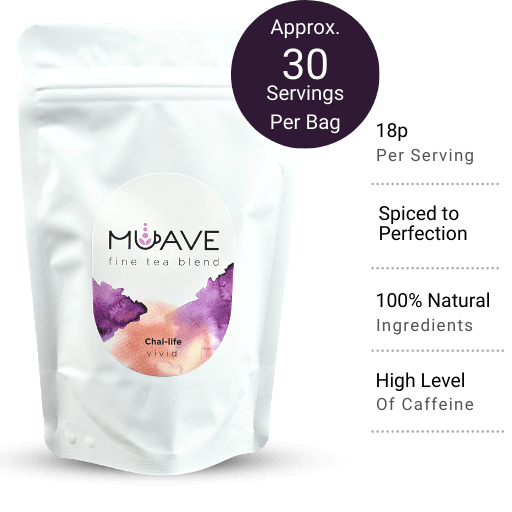 Masala chai - spiced indian black tea - pouch front view