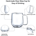 Nox mug 350ml heat-resistant borosilicate double-wall-tea mug - specs